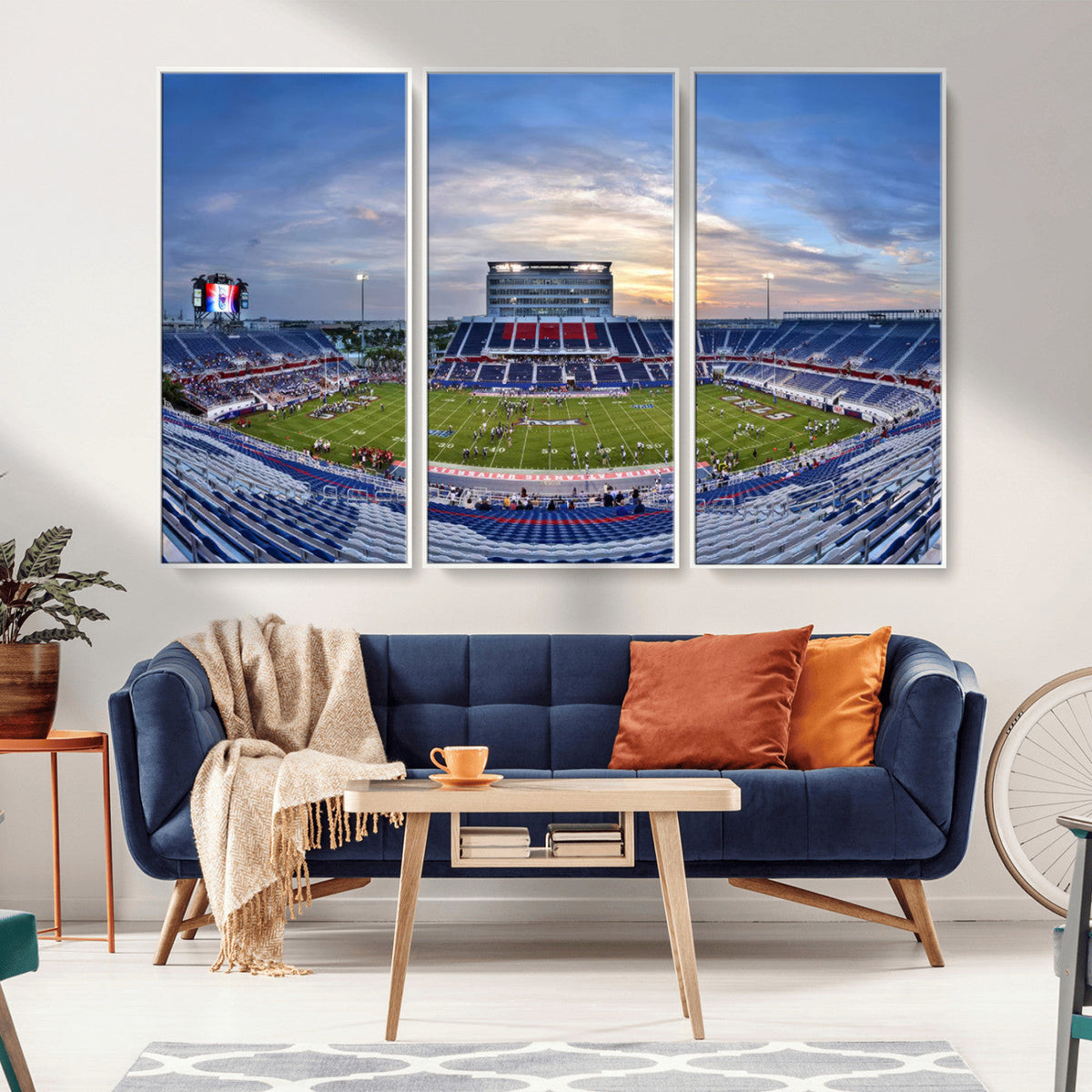 Florida Atlantic University Owls Football Team Print - Boca