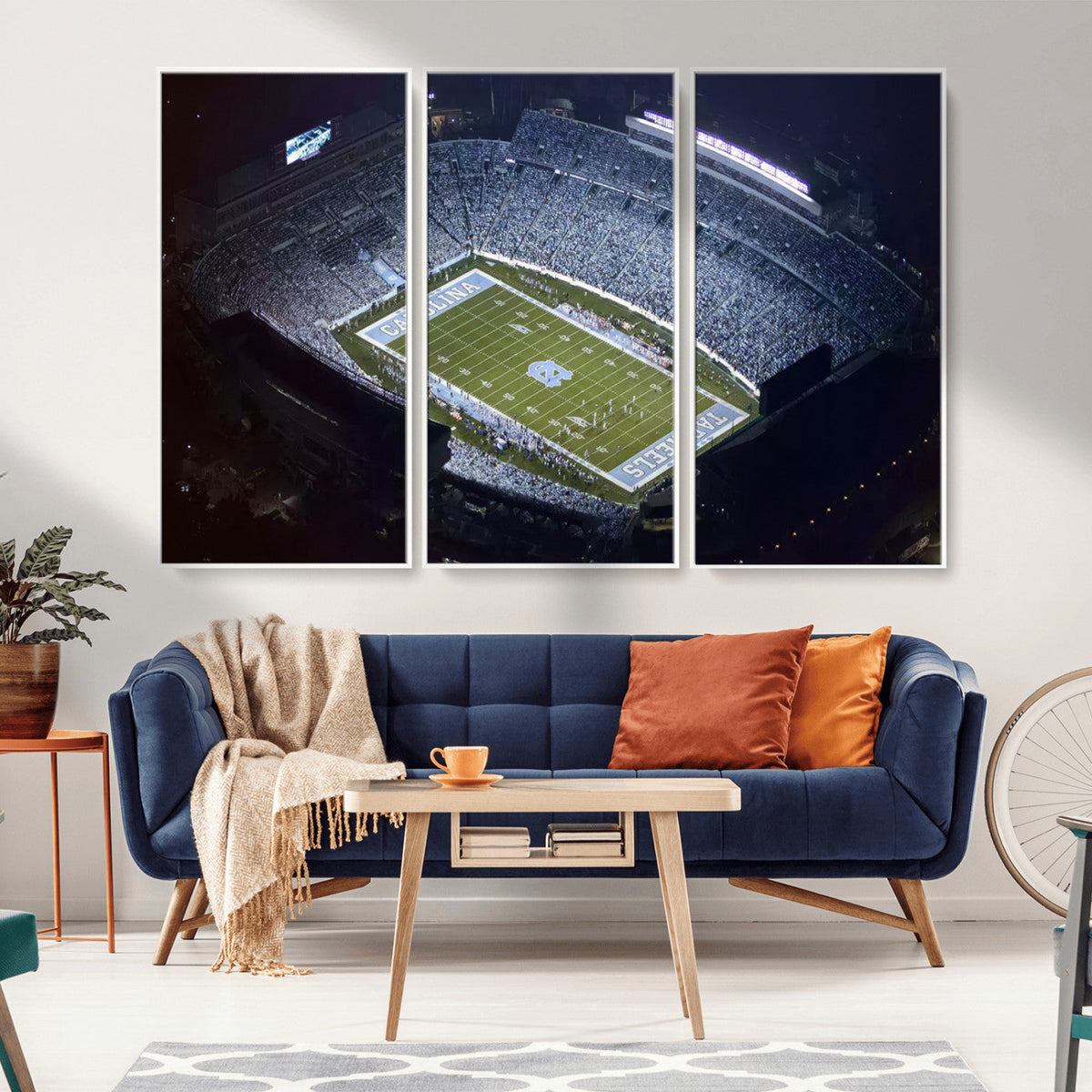 University of North Carolina Tar Heels Football Team Print -