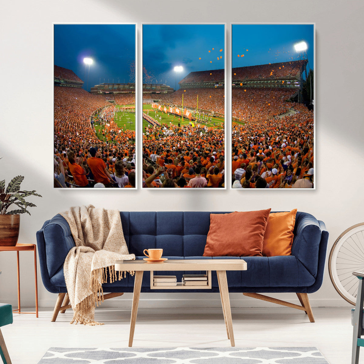Clemson University Tigers Football Team Print - Clemson