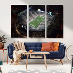 Michigan State Spartans Football Team Print - East Lansing