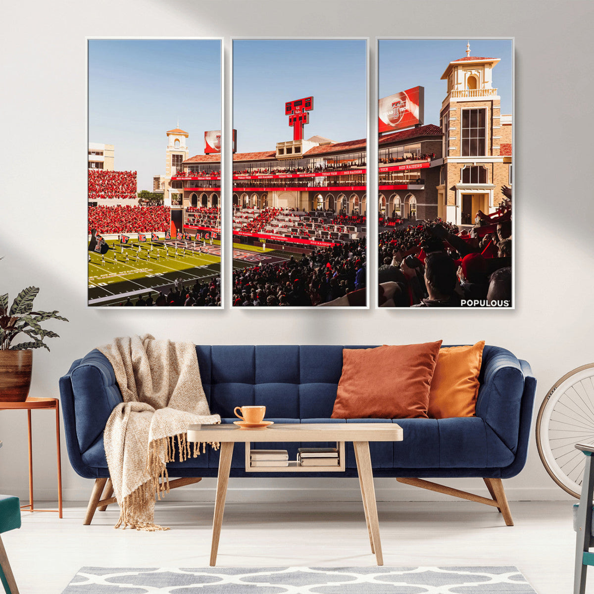 Jones AT&T Stadium Texas Tech Red Raiders Wall Art | Large