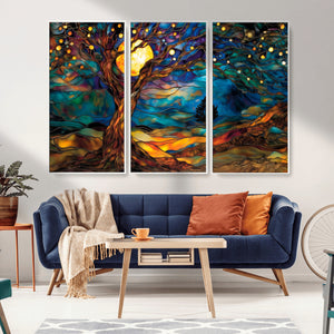Tree of Life Wall Art - Yggdrasil Tree of Life Canvas Print