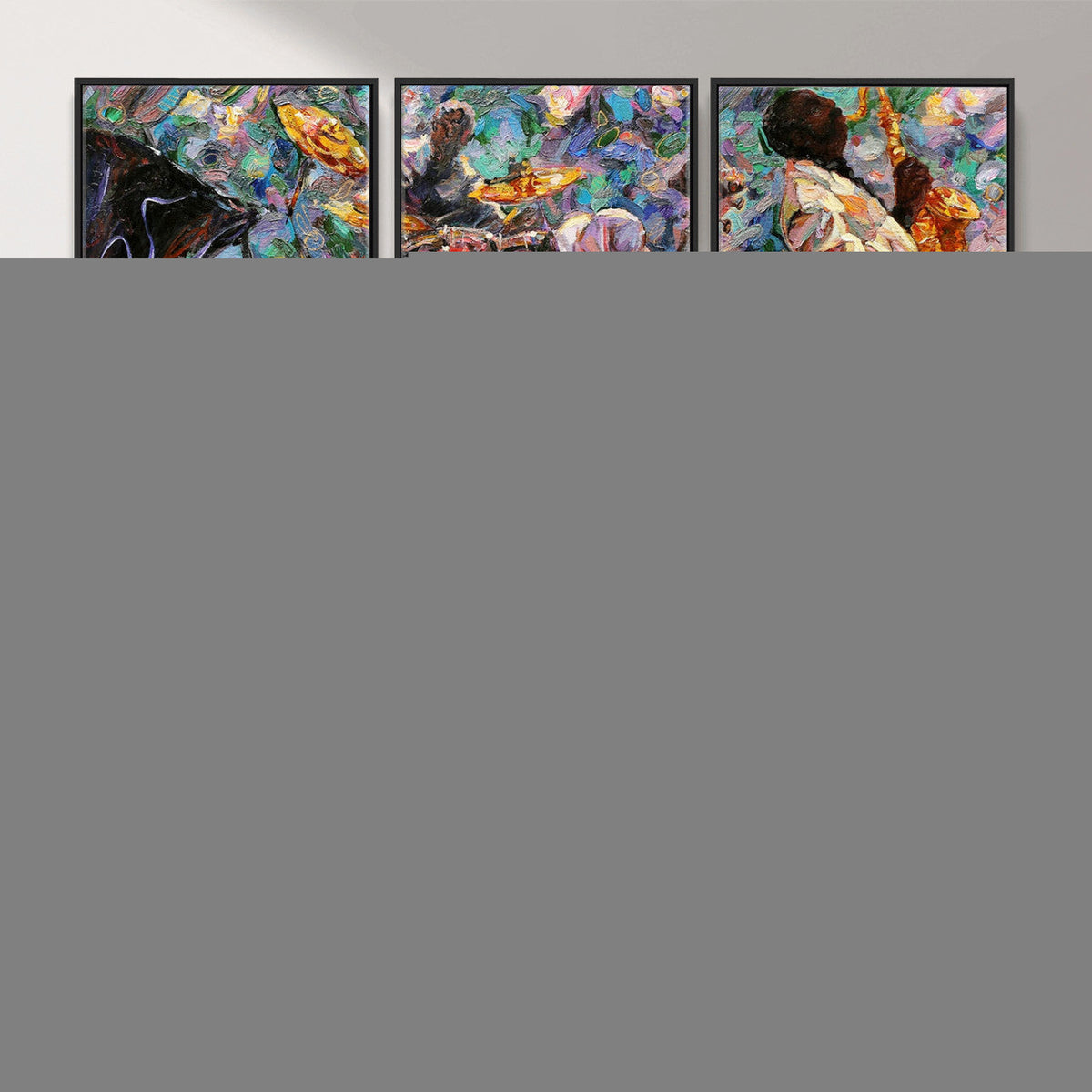 African American Jazz Art Music Abstract Wall Art Painting
