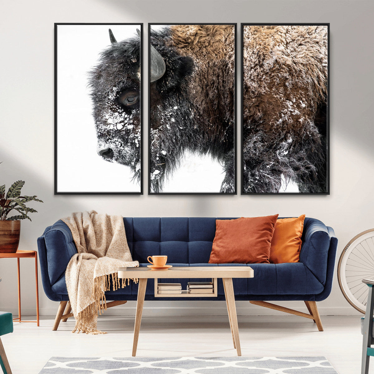 American Bison Wall Art Print – Majestic Buffalo Canvas