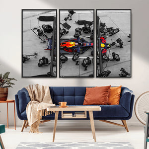 RedBull Formula 1 Canvas Wall Art Print