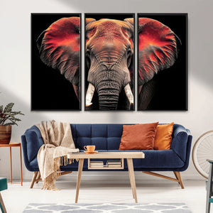 Elephant Wall Art Canvas Print