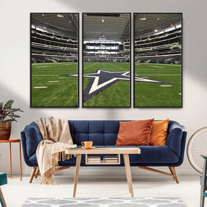 Dallas Cowboys Football Team Print - Arlington AT&T Stadium