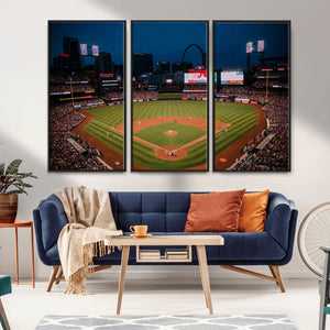 St. Louis Cardinals Baseball Team Print - Busch Stadium Wall