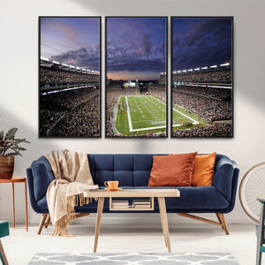 New England Patriots Football Team Print - Foxborough