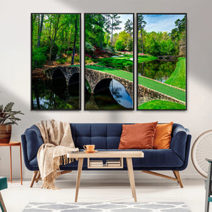 Augusta National Golf Club Wall Art - Panoramic Bridge &