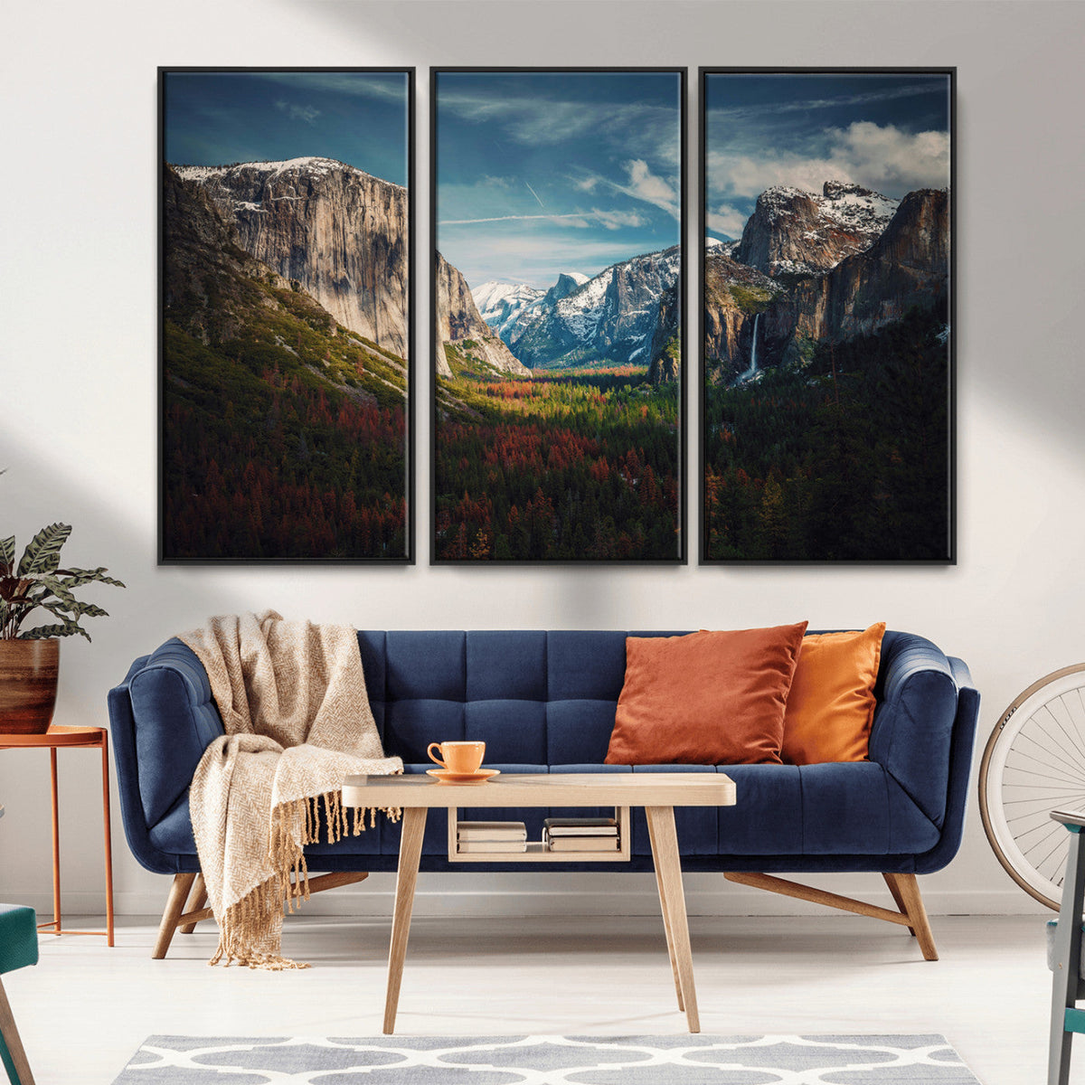 Yosemite National Park Wall Art Canvas Print – Framed