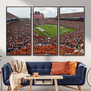 Jordan-Hare Stadium Wall Art Canvas Print, College Sports