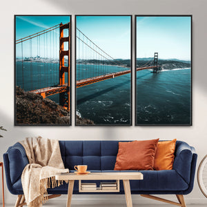 Golden Gate Bridge Wall Art Canvas Print – San Francisco