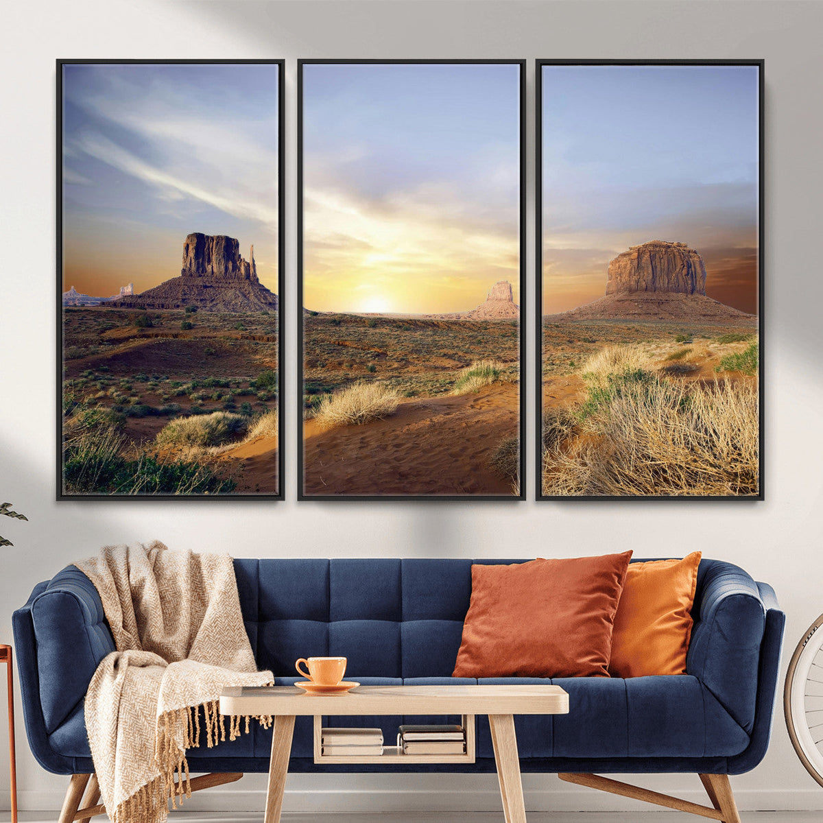Monument Valley Desert Wall Art Canvas Print, Southwest