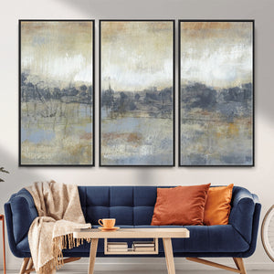 Abstract Neutral Landscape Painting Wall Art