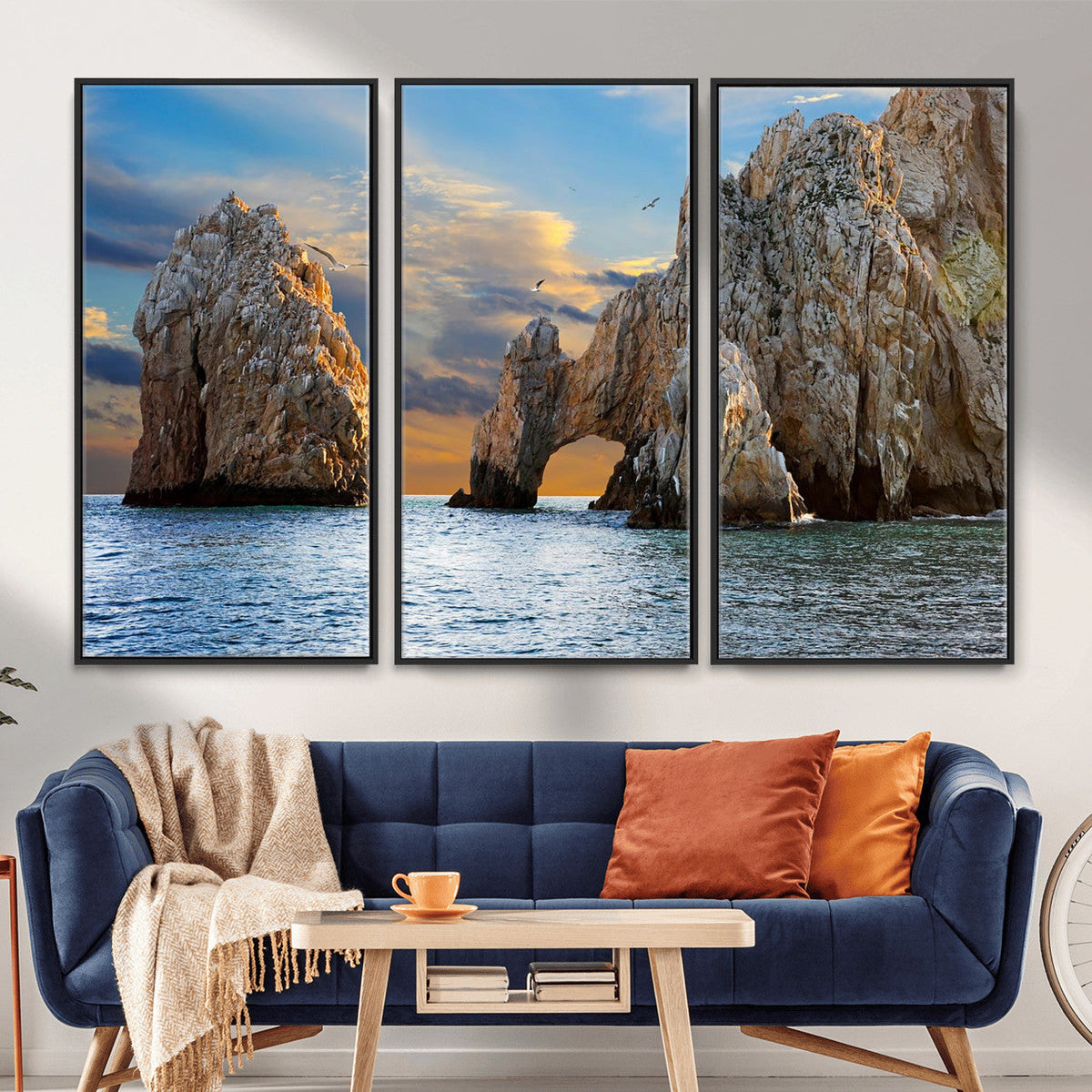 The Arch Cabo San Lucas Ocean Arch Wall Art Canvas Print,
