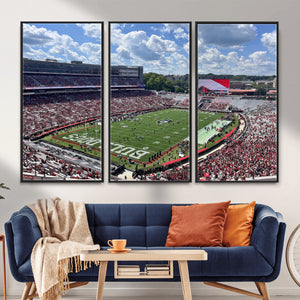 Georgia Bulldogs Stadium Wall Art Canvas Print, Sanford