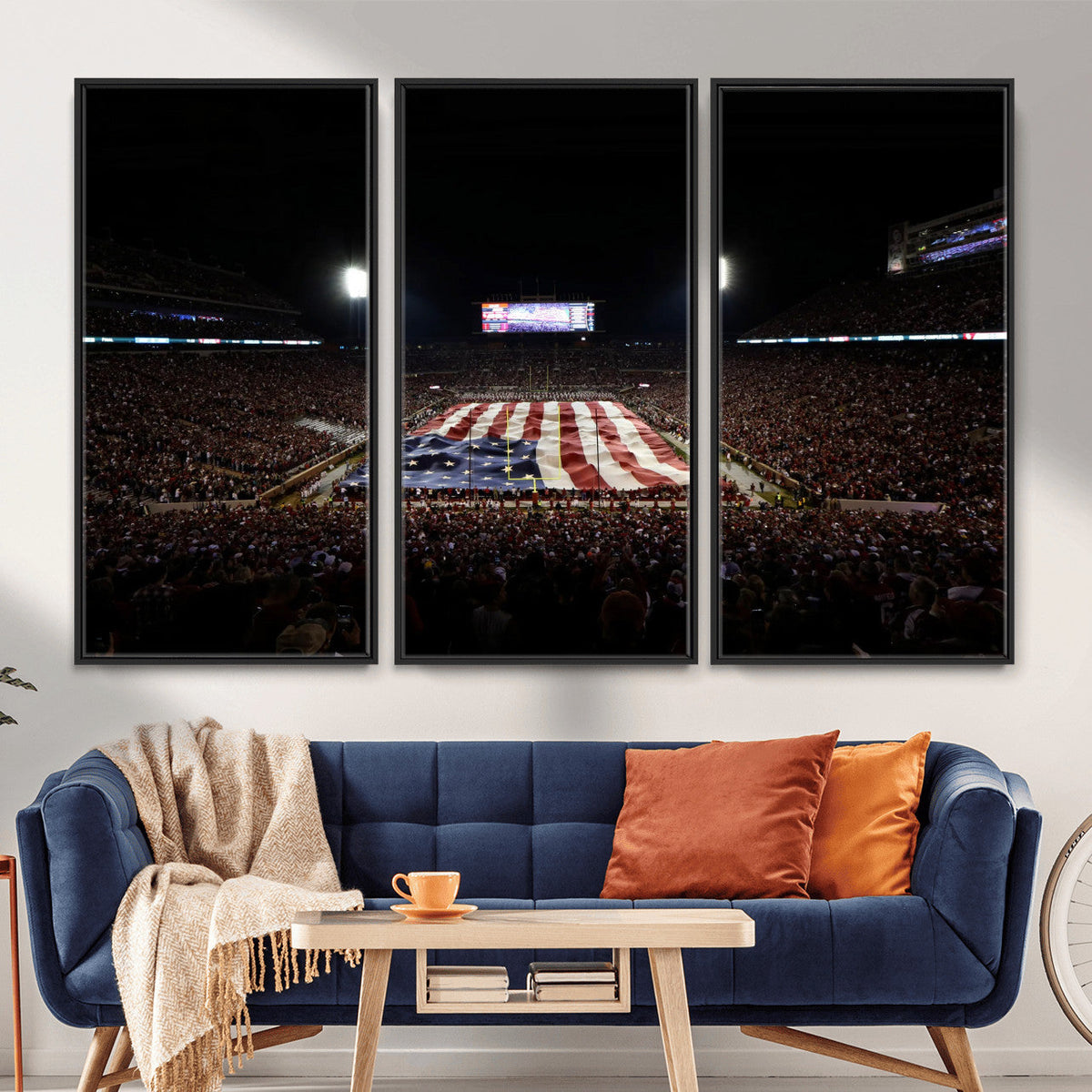 Oklahoma Memorial Stadium Wall Art Canvas Print – Oklahoma