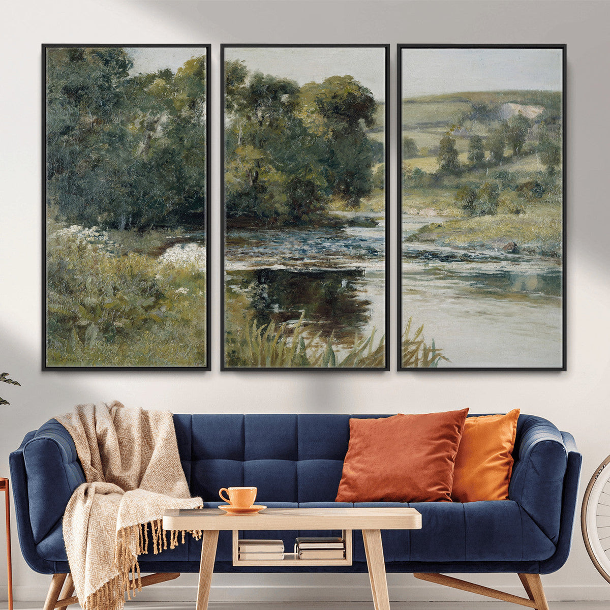 Streamside by Edward Mitchell Bannister Wall Art Canvas