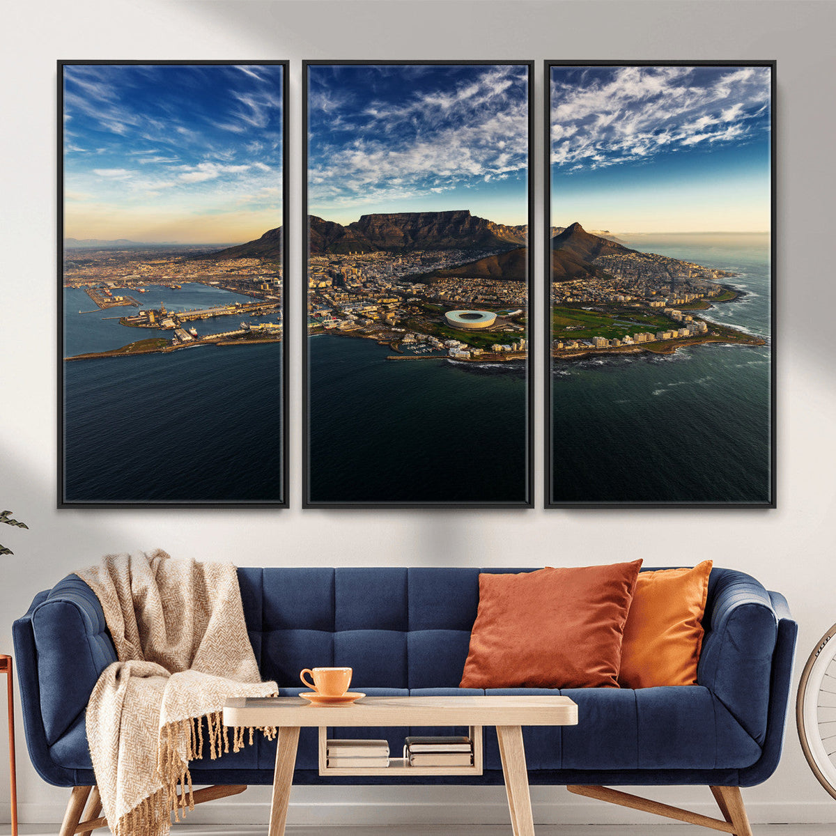 Cape Town Skyline Wall Art Canvas Print – Table Mountain