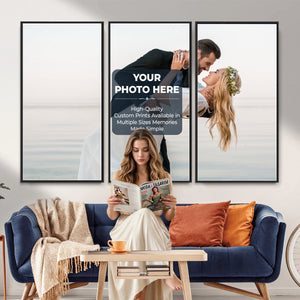 Framed Custom Canvas Print - Personalized Wall Art for Home