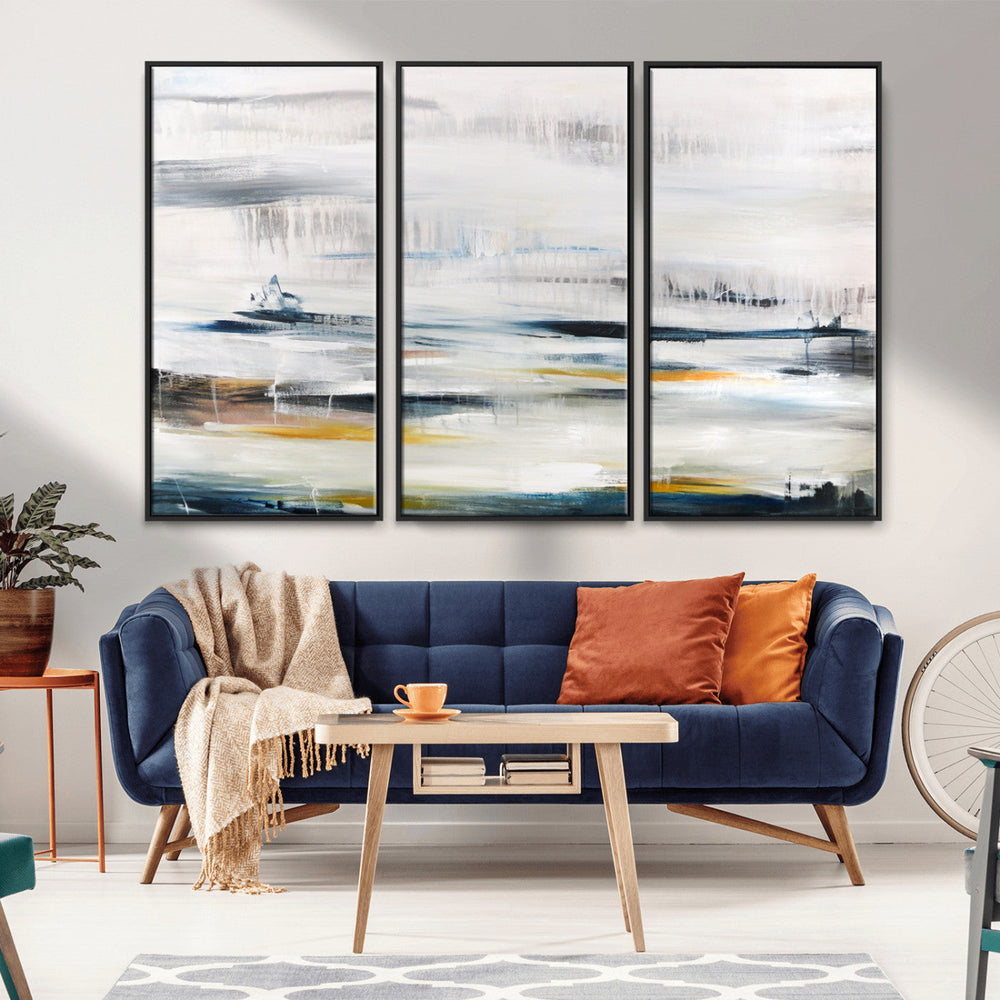 Soft Color Abstract Canvas Print