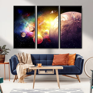 Space and Galaxy Canvas Print