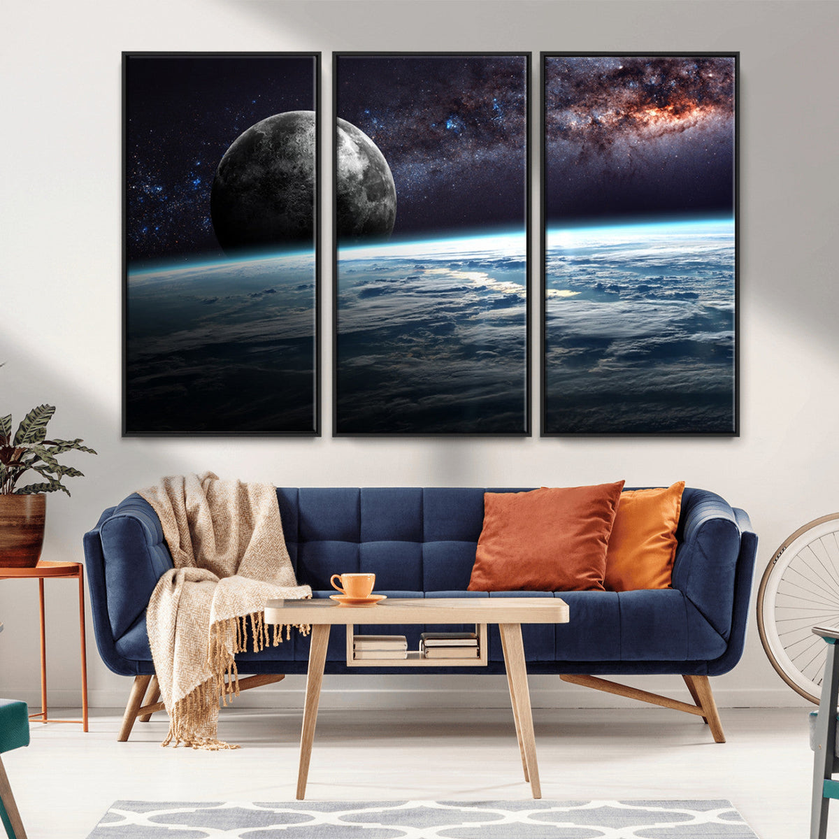 Space and Planet Canvas Print
