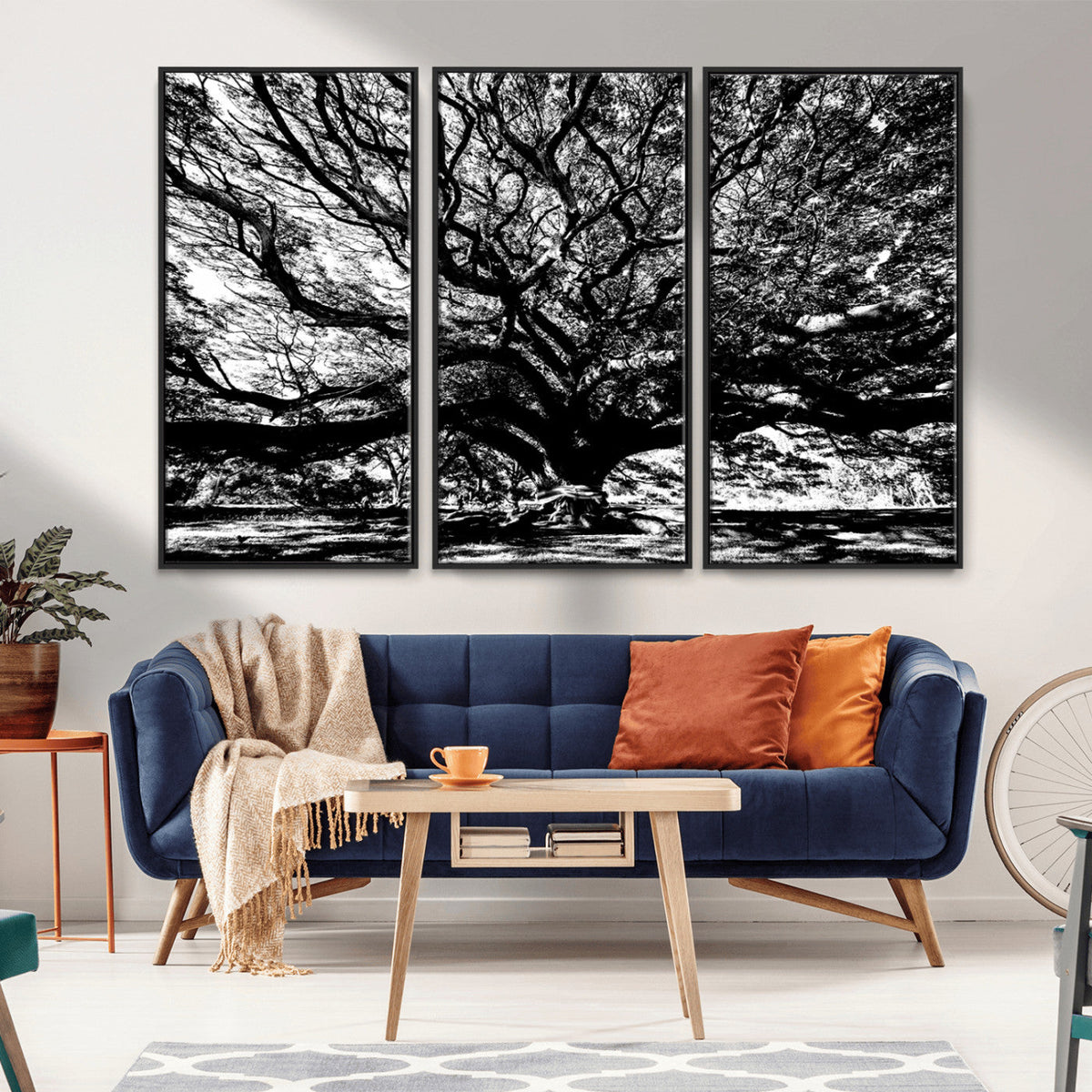 Mighty Angel Oak Wall Art | Angel Oak Tree Art Print