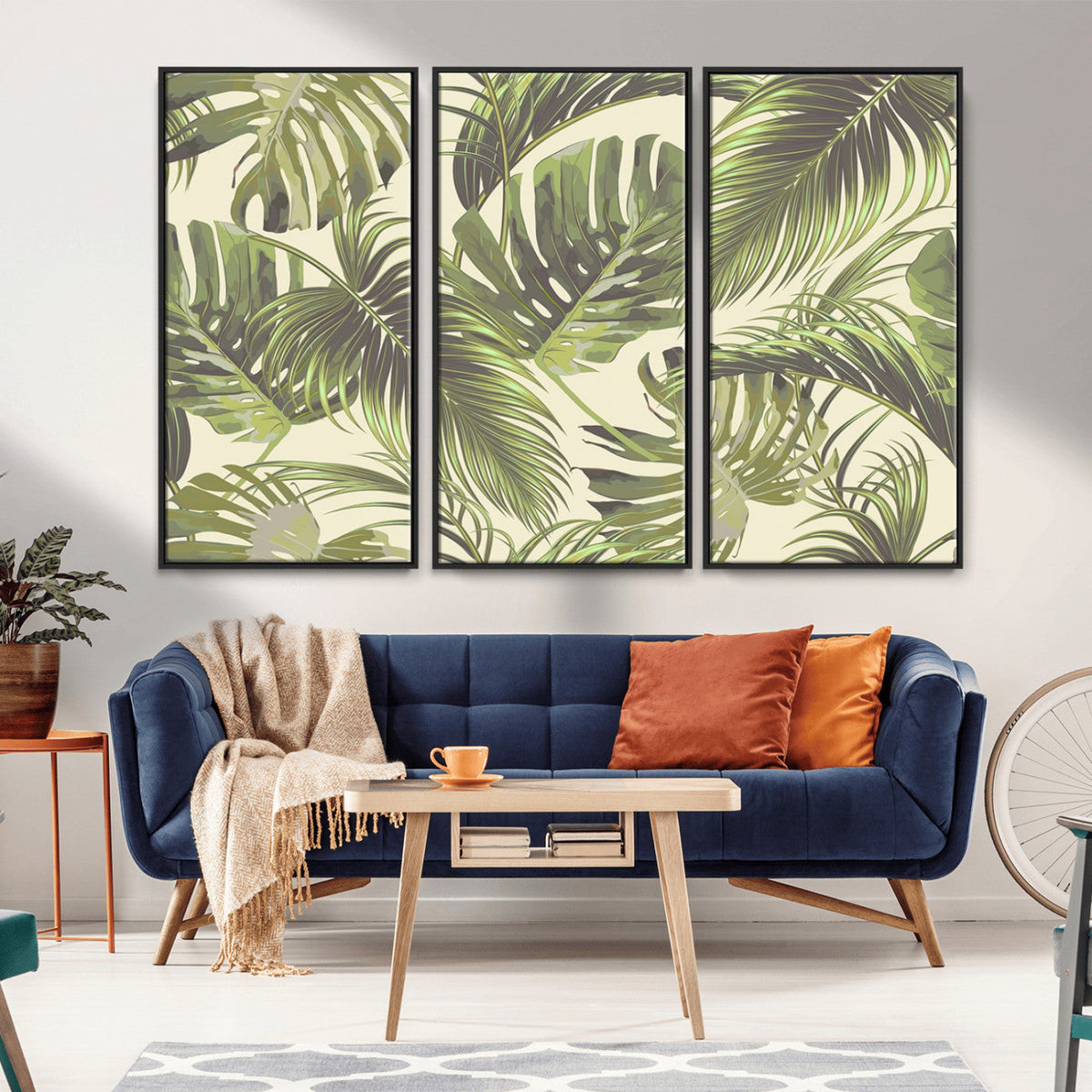 Palm Leaves Canvas Print