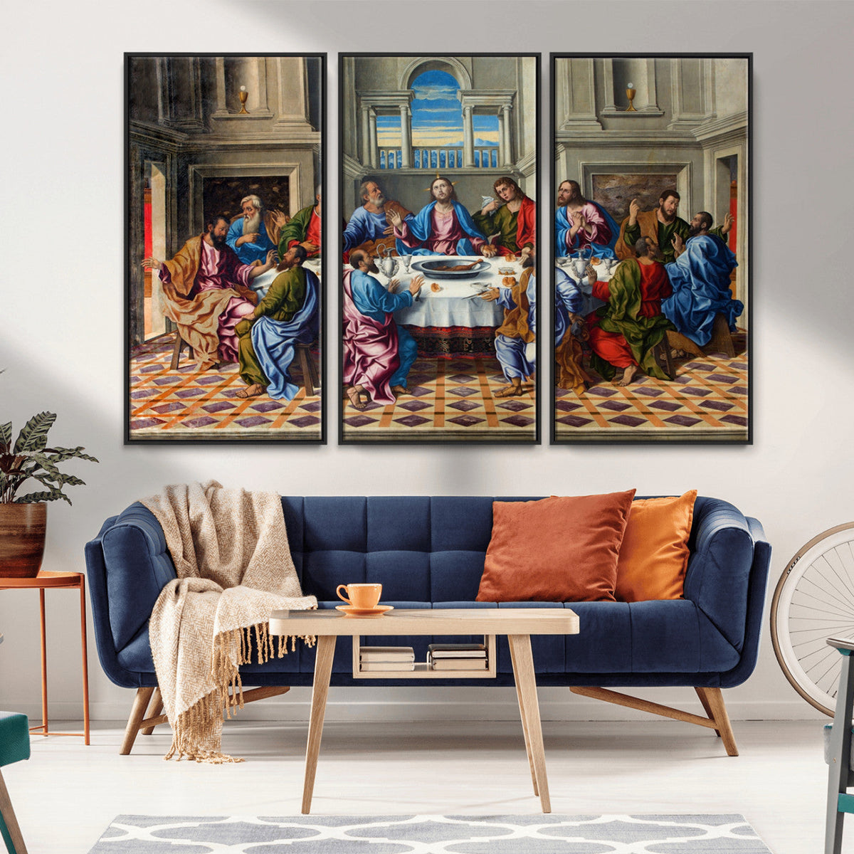 The Last Supper Multi Panel Canvas Wall Art