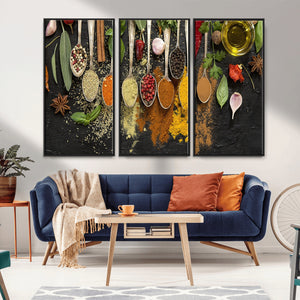 Spices Wall Art Canvas Print
