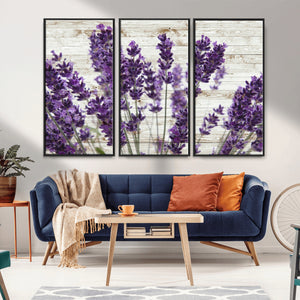 Lavender Herb Wall Art Canvas Print