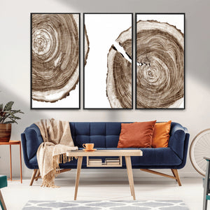 Wood Tree Ring Wall Art Canvas Prints, Tree Rings –