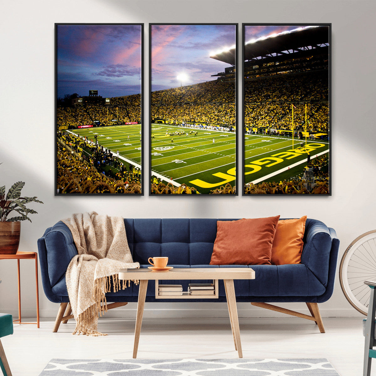 University of Oregon Ducks Football Team Print - Eugene