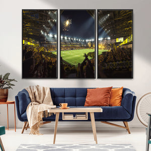 Columbus Crew Soccer Team Print - Columbus Crew Stadium Wall