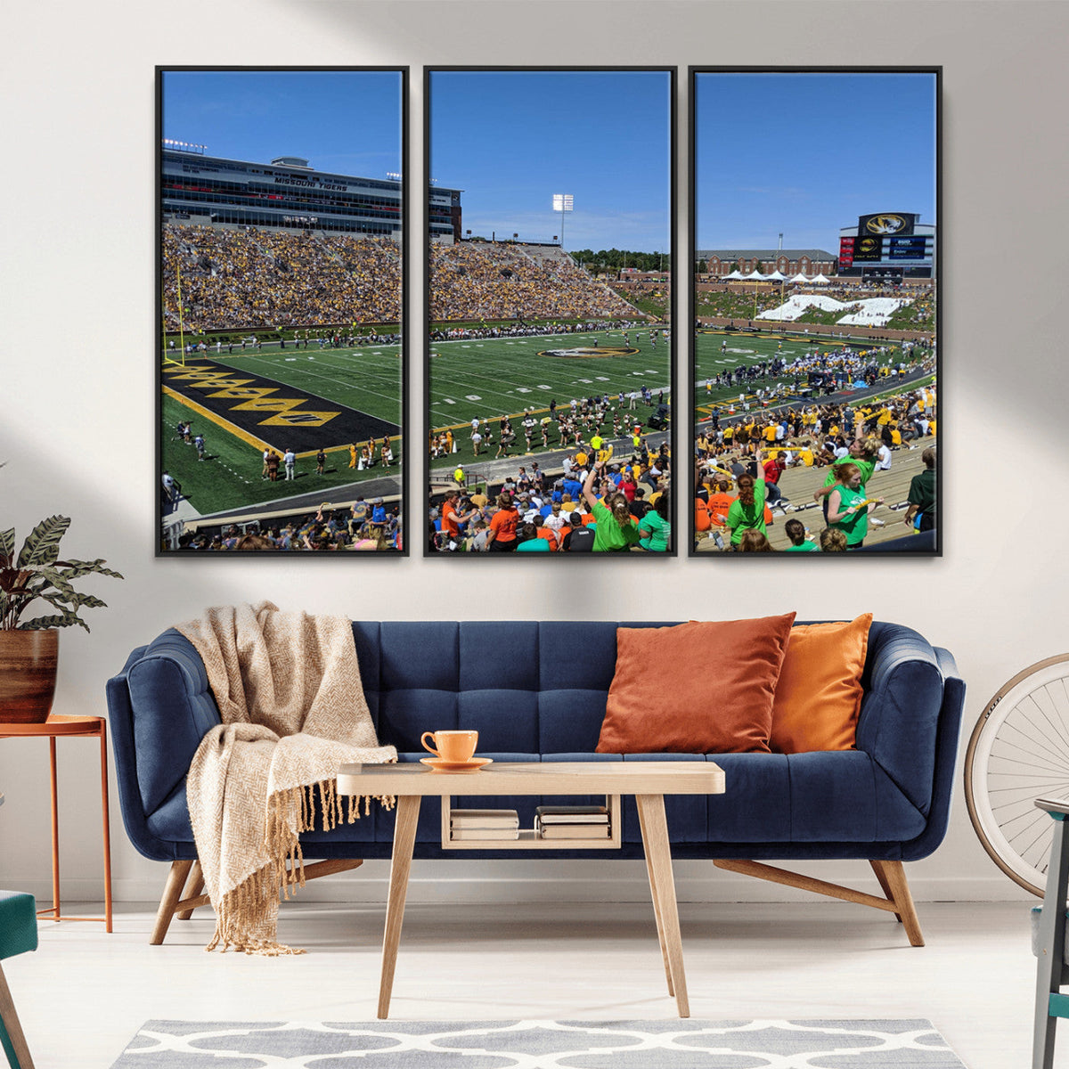 University of Missouri Tigers Football Team Print - Columbia