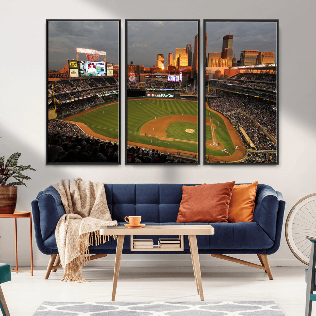 Minnesota Twins Baseball Team Print - Minneapolis Target