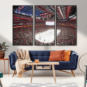 Barton Malow Little Caesars Arena Detroit Wall Art Canvas