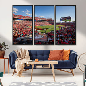 Florida Tampa Raymond James Stadium Wall Art Canvas Print -