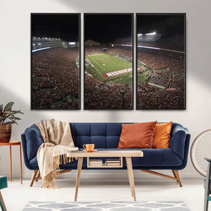 Wisconsin Badgers Football Team Print - Madison Camp Randall