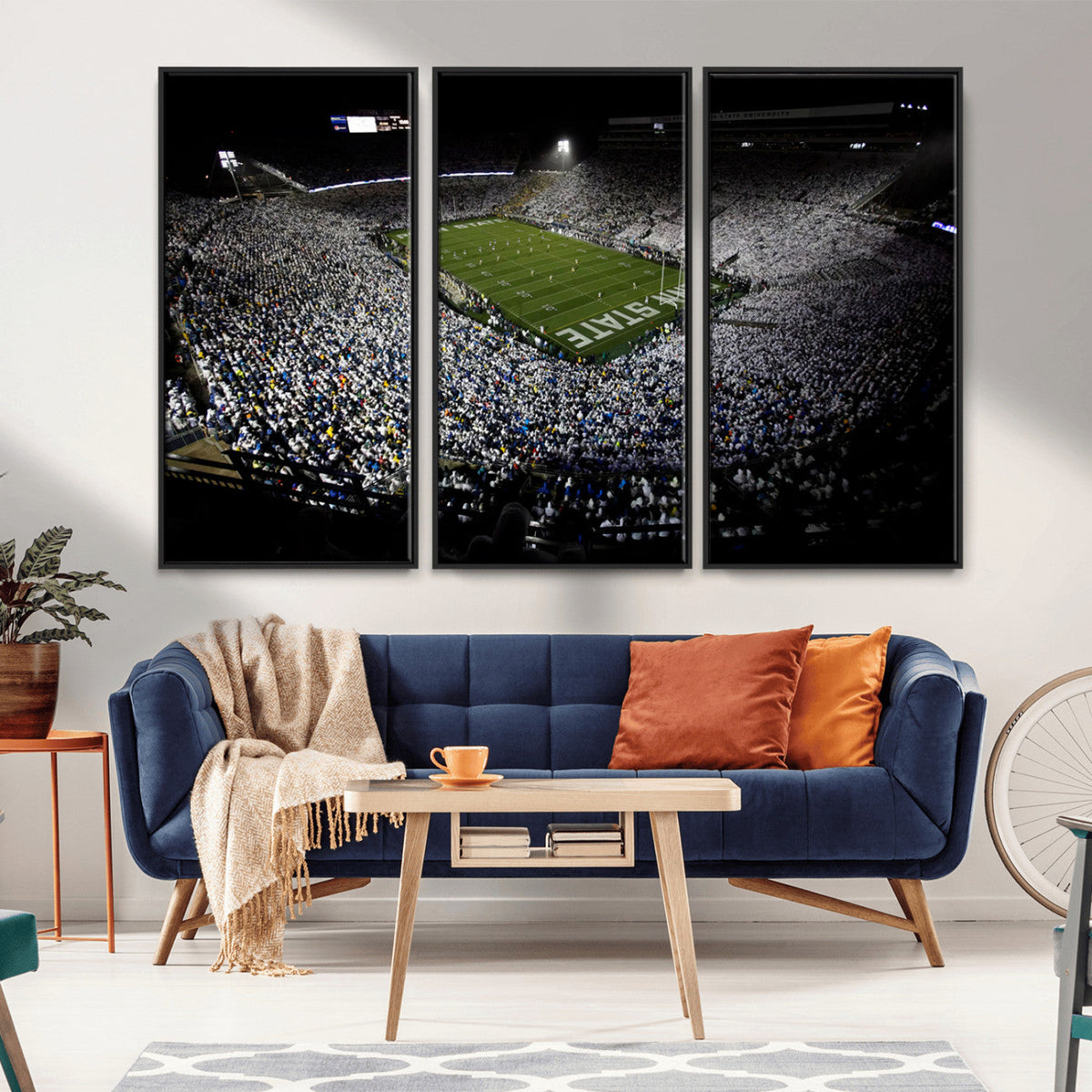 Penn State Football Stadium Wall Art - Beaver Stadium Canvas