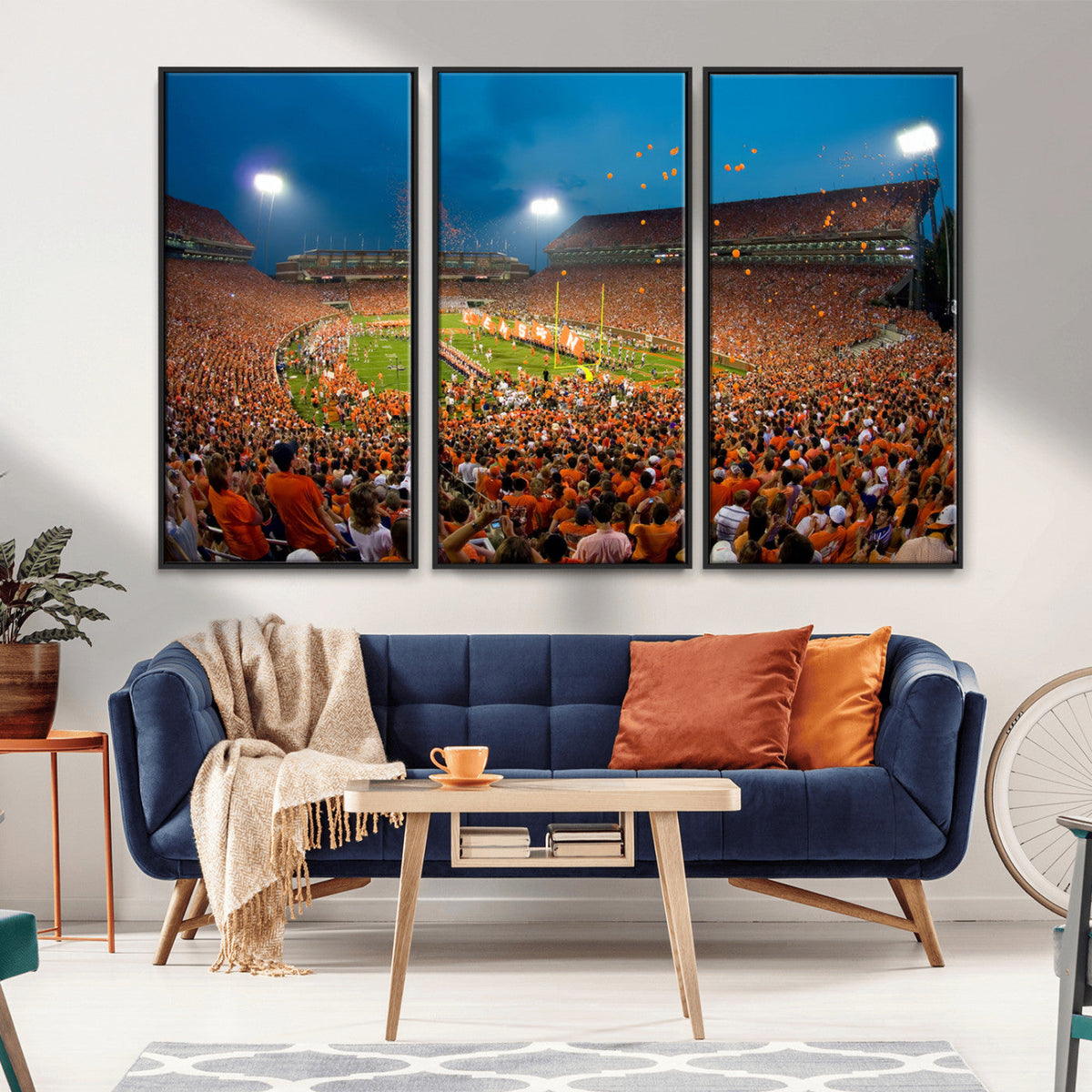 Clemson University Tigers Football Team Print - Clemson