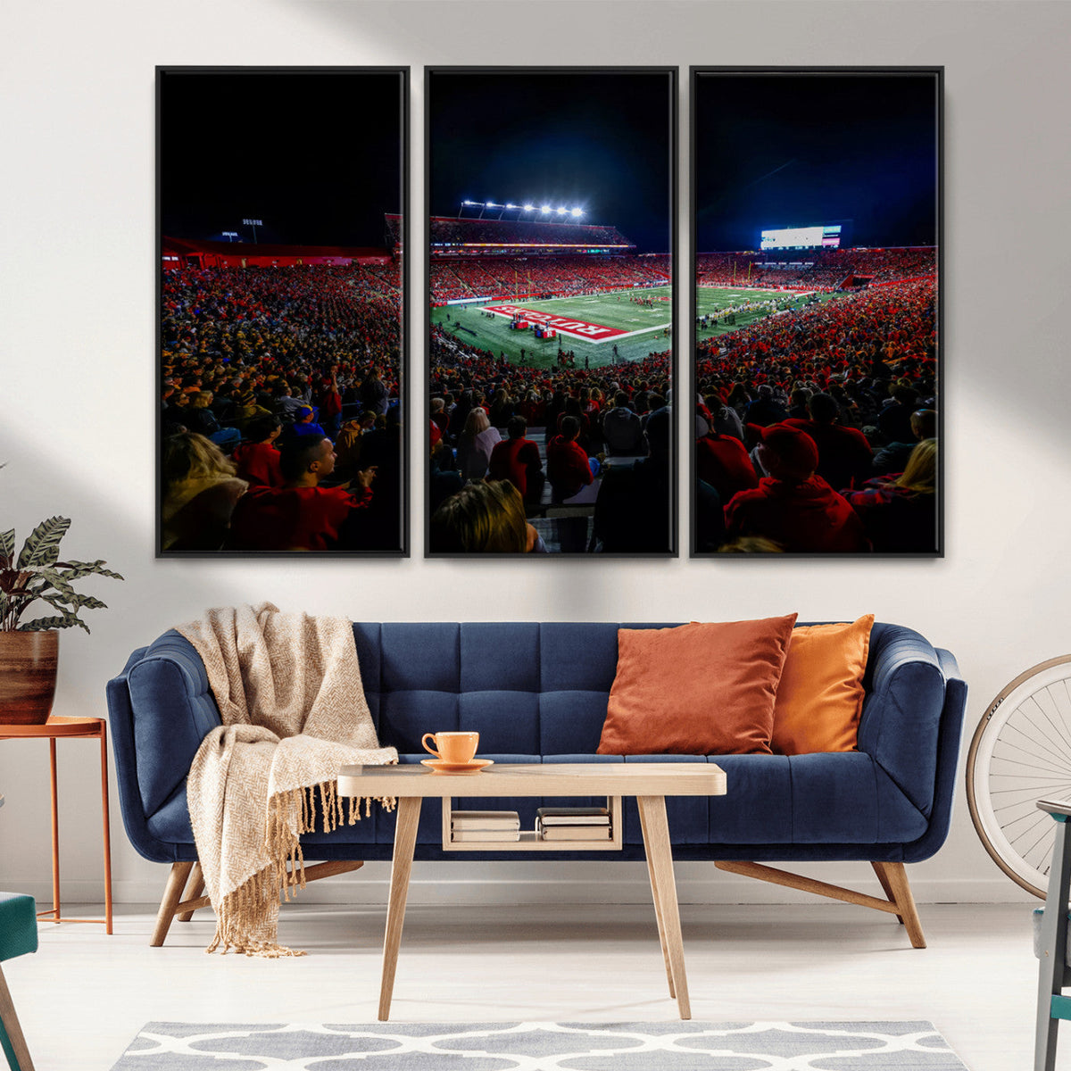 Rutgers Scarlet Knights Football Team Print - SHI Stadium,