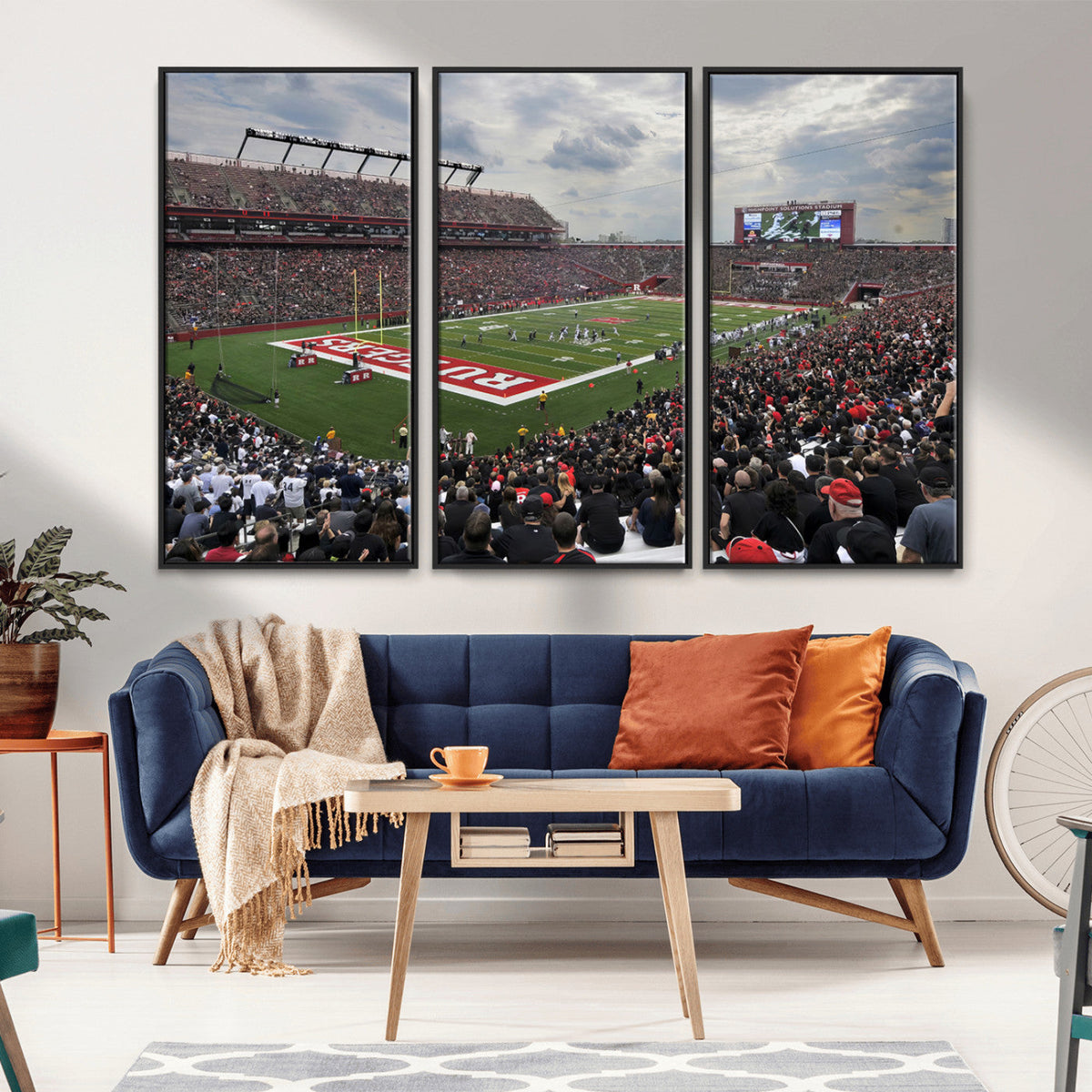 Rutgers Scarlet Knights Football Team Print - SHI Stadium,