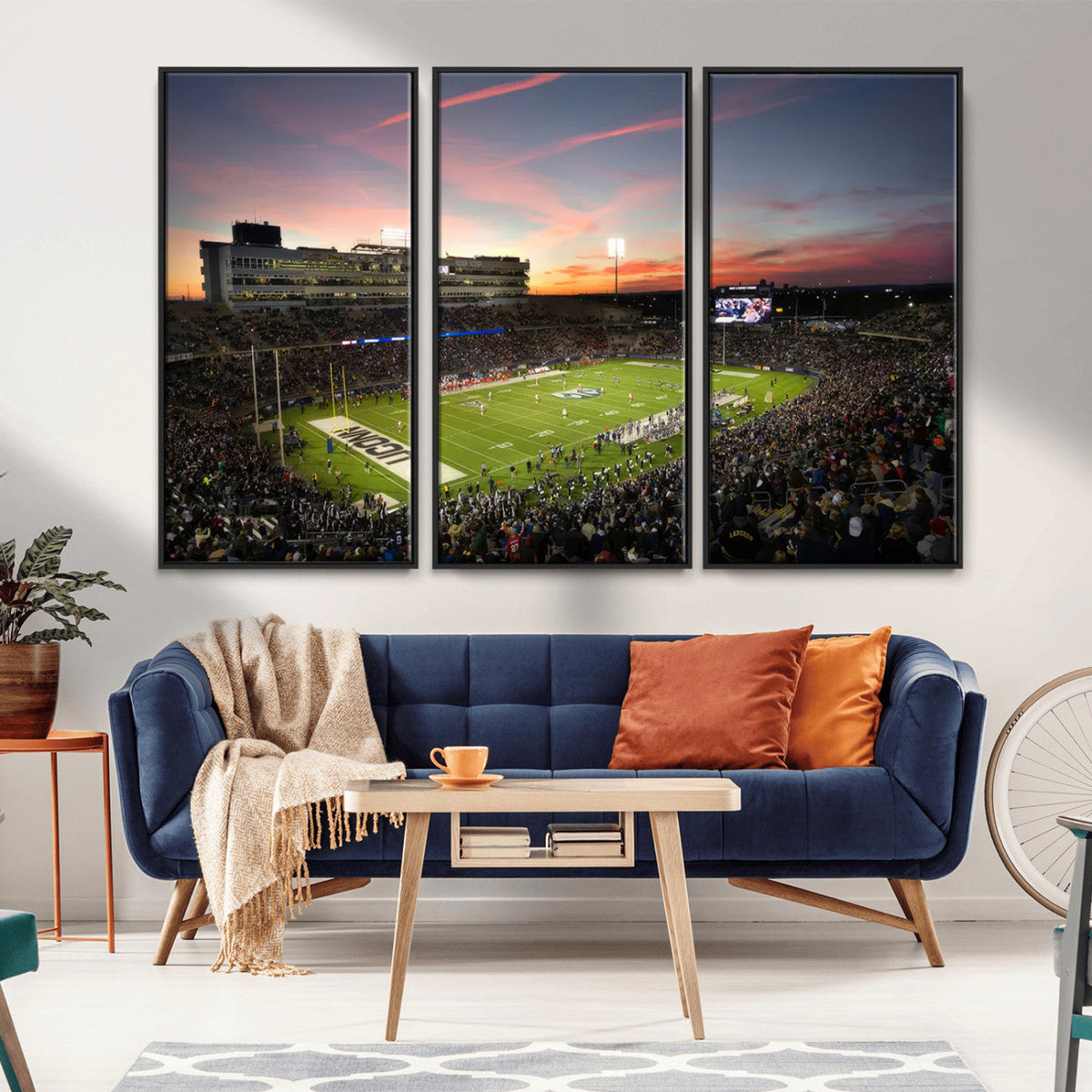 The University of Connecticut UCONN Huskies Football Team