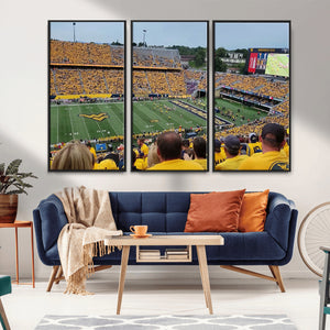 Puskar Stadium Canvas Print Wall Art - Morgantown Print -