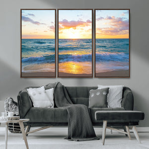 Coastal Wall Art - Vintage World Map Canvas Print with