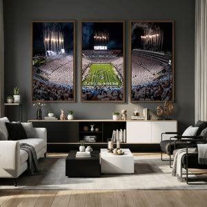 Penn State Football Wall Art Canvas Print – Framed Stadium
