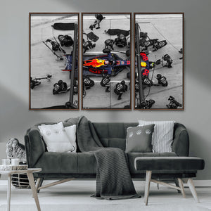 RedBull Formula 1 Canvas Wall Art Print